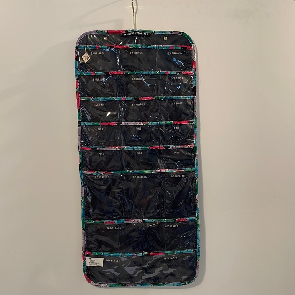 NWT Claire’s 2 Sided Hanging Jewelry Storage and Organization Compartments